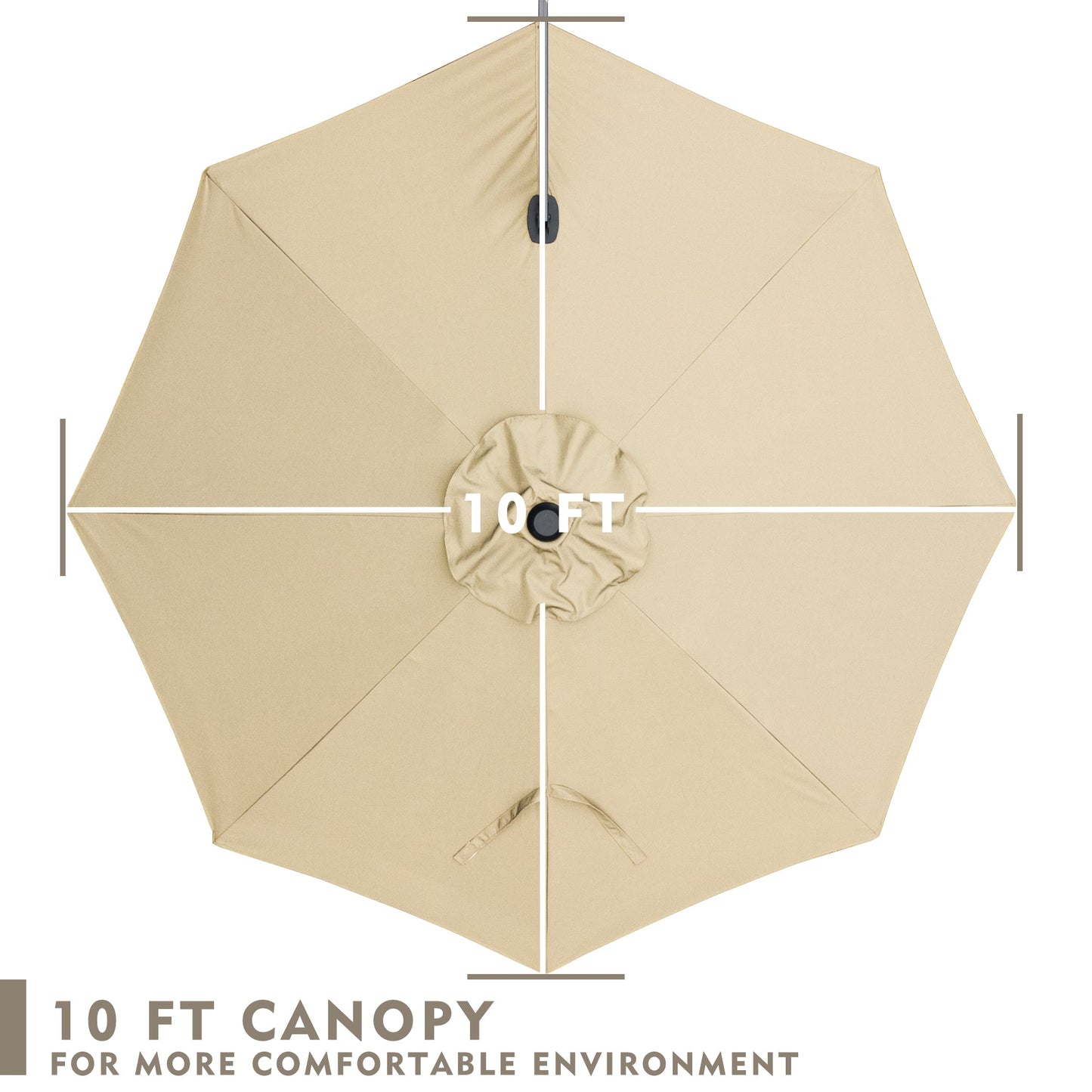 Kozyard 10 Ft Cantilever Umbrella (4 Color Options)